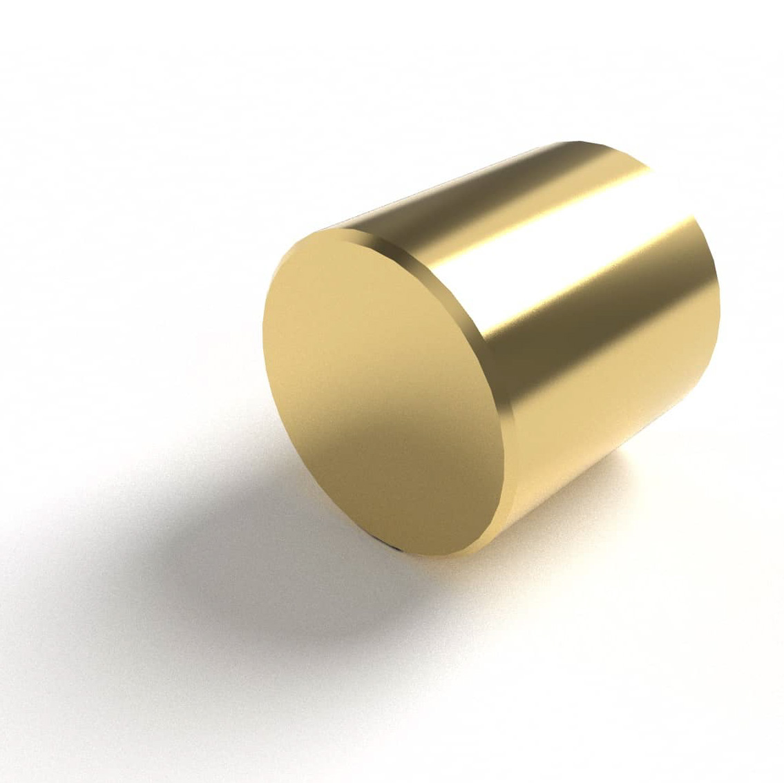 Female Gold Machining Pin, Brass Landing Pad