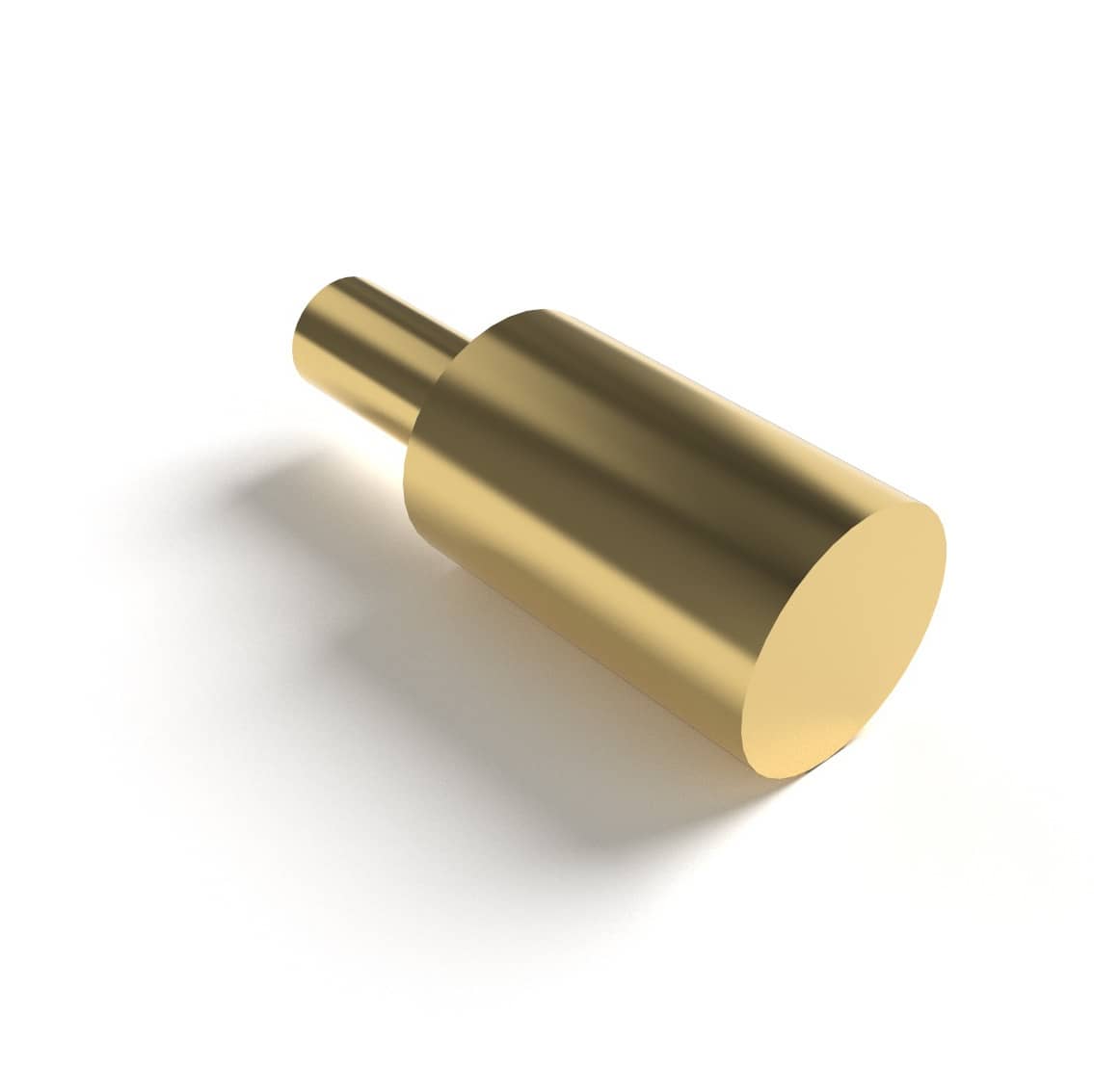 Female Machining Pin with Gold Landing Pad, 3mm