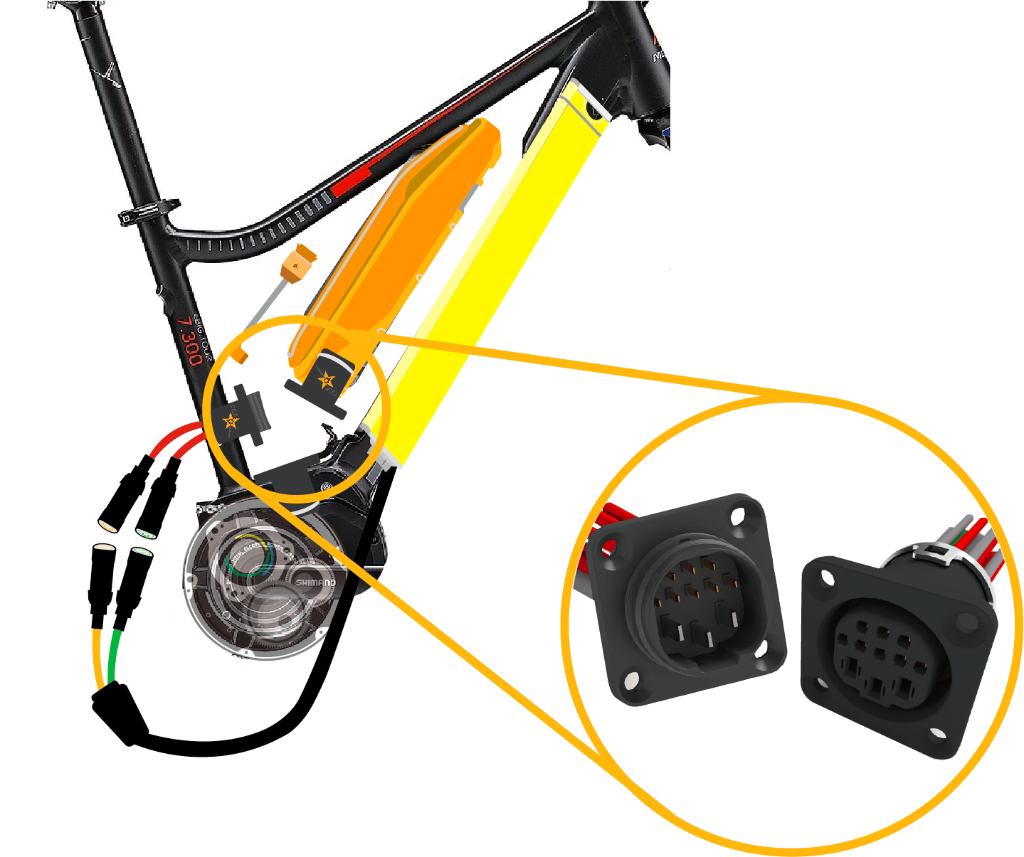 Customized and Standard EBike Connector C.C.P. Contact Probes Co. Ltd.