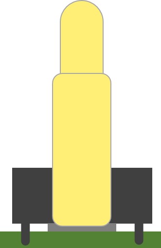 Pogo Pin Solder Vertical Housing Mounting Option