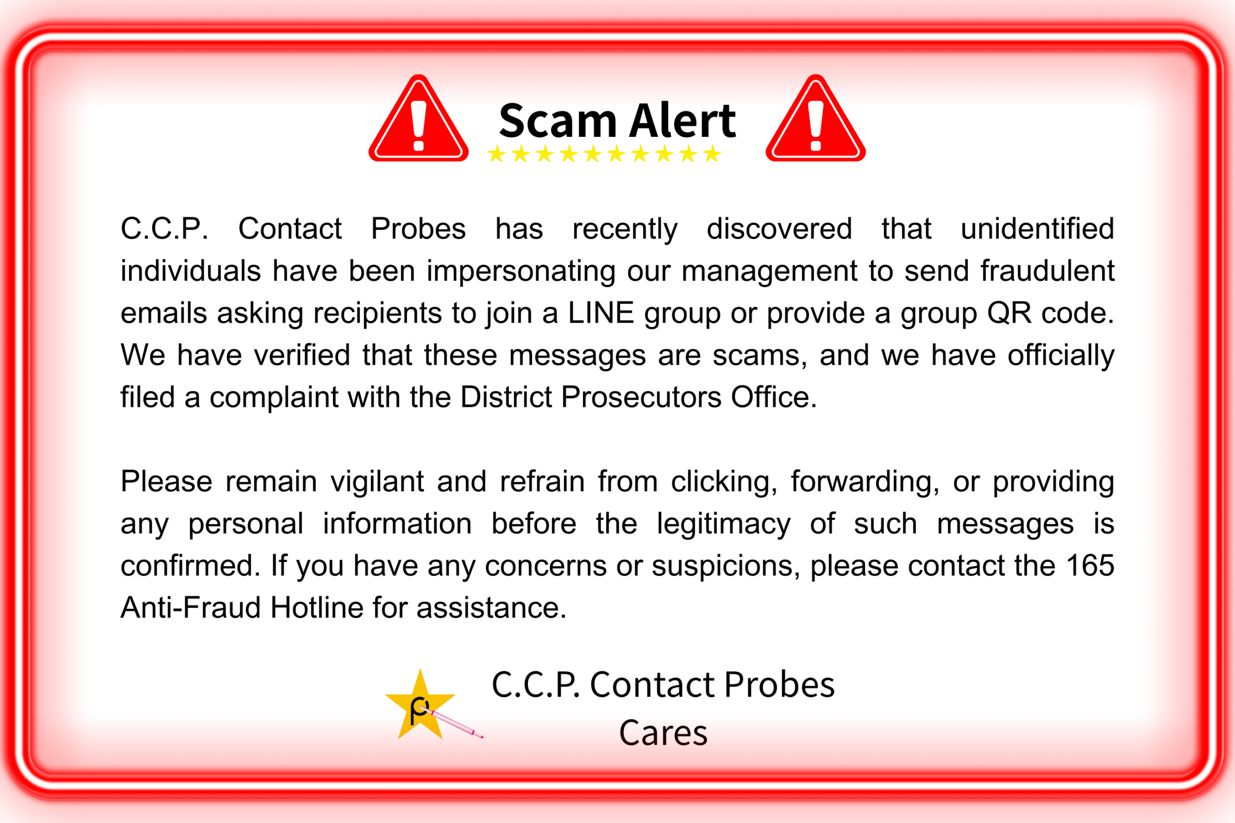 Scam Warning