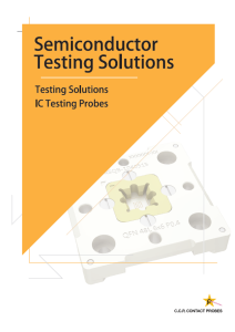 IC Testing Brochure Catalog CCP