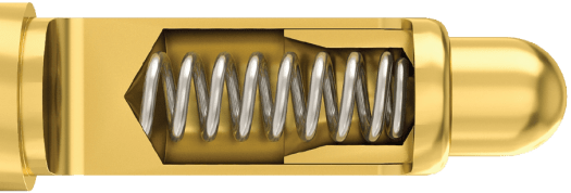 Single Pogo Pin Exploded Diagram Cross Section