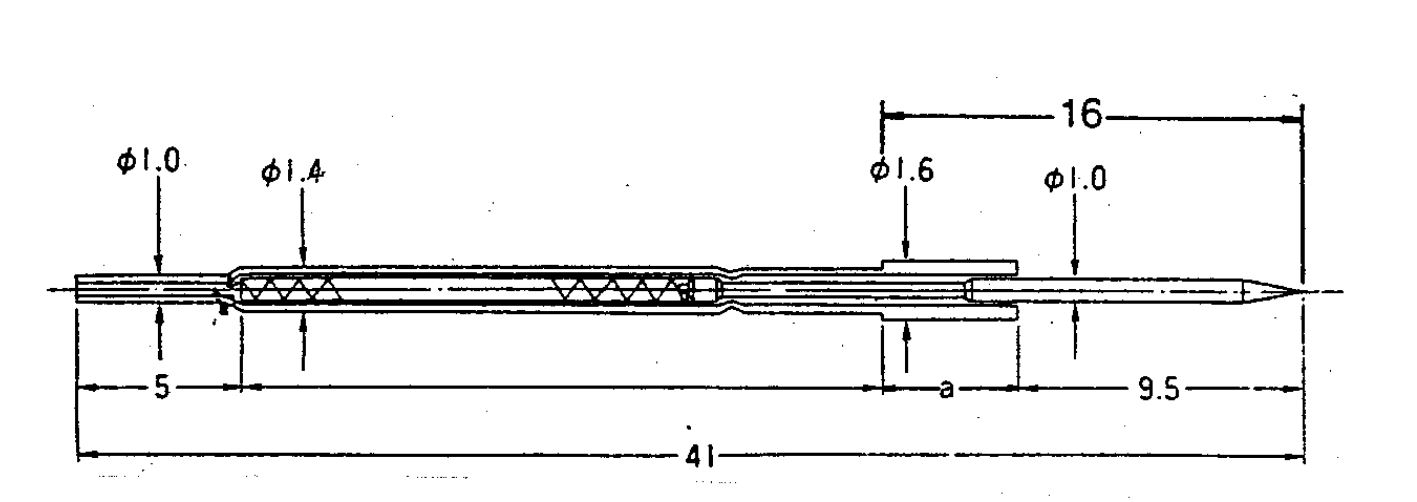 Receptacle, 23.50 mm, ICT Test Probes, 0.86 mm Diameter, C-05B16-0717