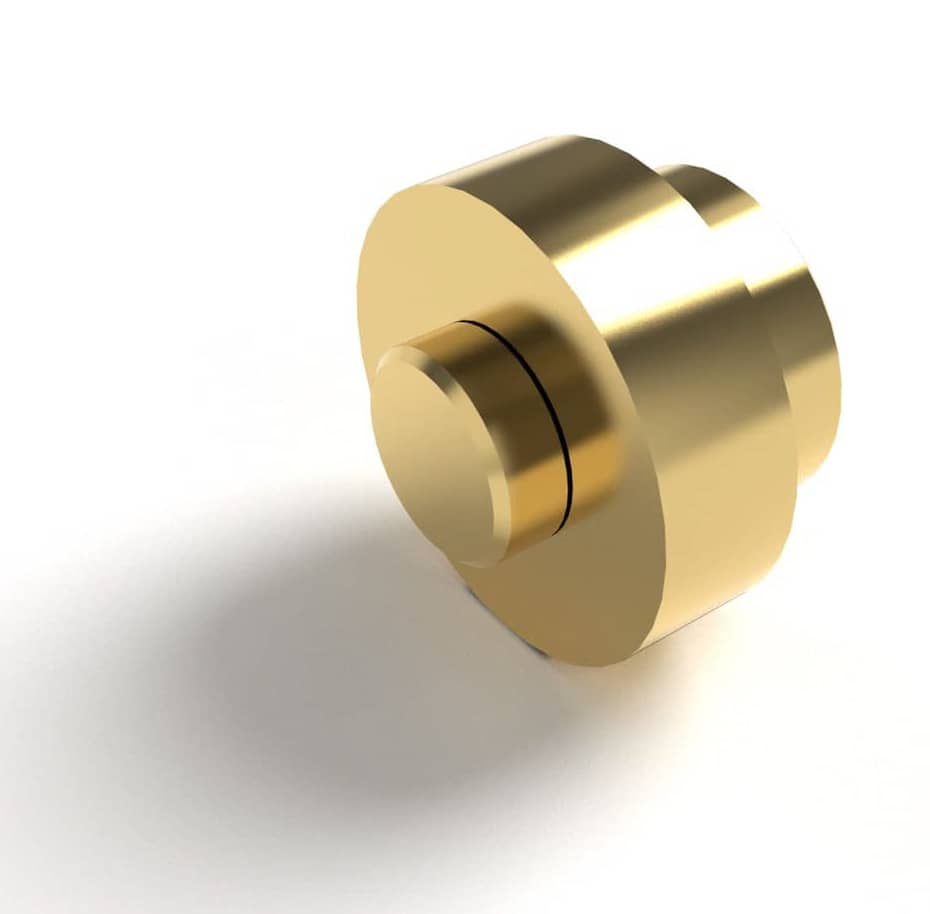 Single Female Pin, Landing Pad 1mm, HCS1510SM01-R