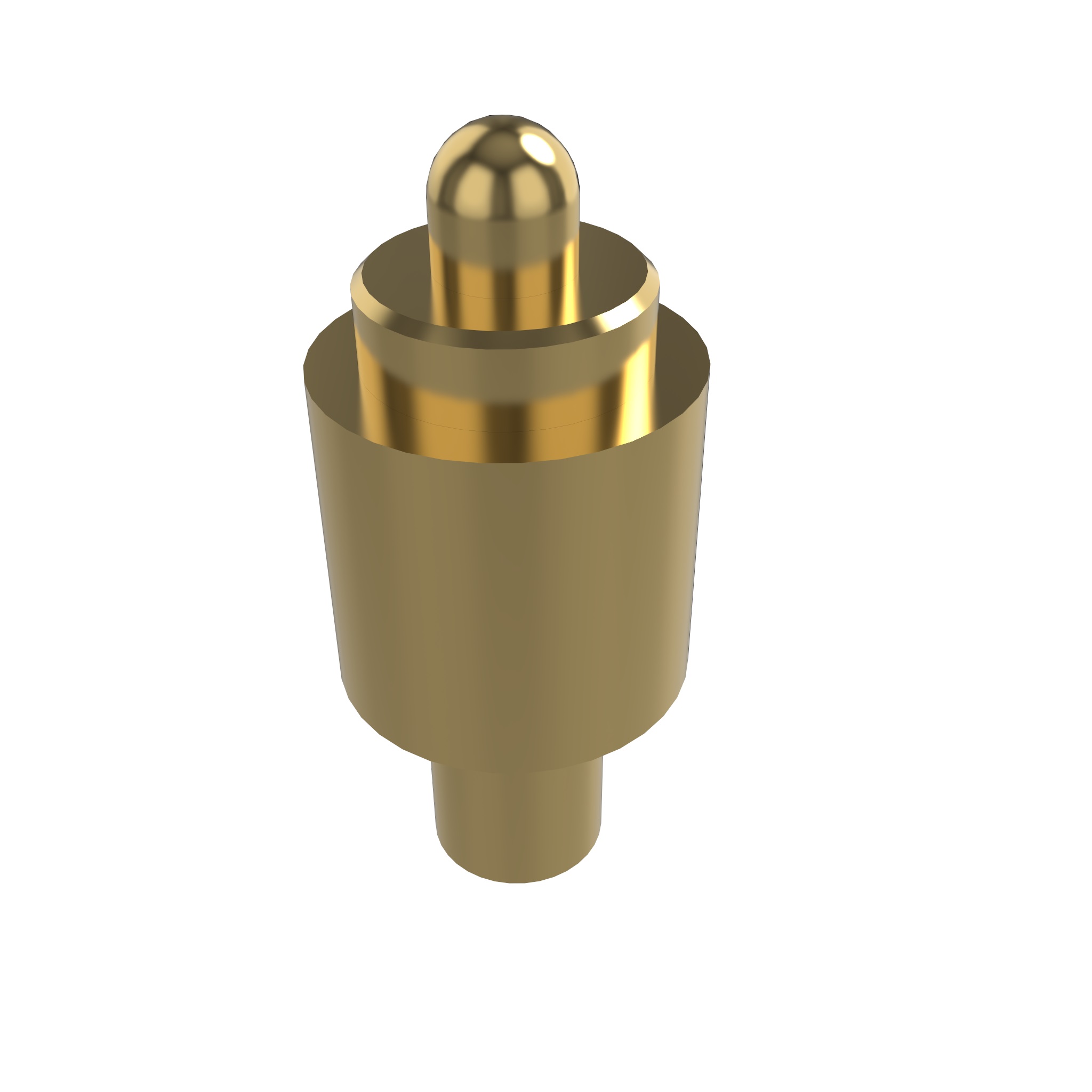 Durable Low Profile 2.6 mm Pogo Pin, 2.2 mm Working Height, P08760PH1