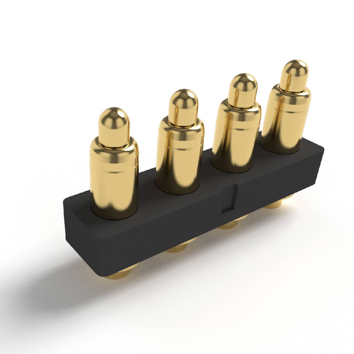 5.2 mm, 4 Pins, Non Standard Connectors, 4.55 mm Working Height, Pitch 2.54 mm, P3859MP01-04A254MR