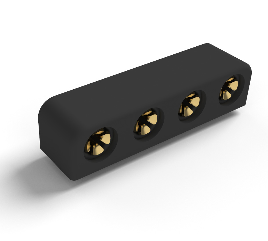 3.2 mm, 4 Pins, Non Standard Connectors, Landing Pad 1.5 mm, Pitch 3 mm, P5275FS05-04A300HR